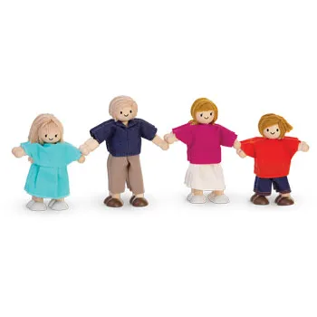 Plan Toys Doll Families – Diverse, Set of 4