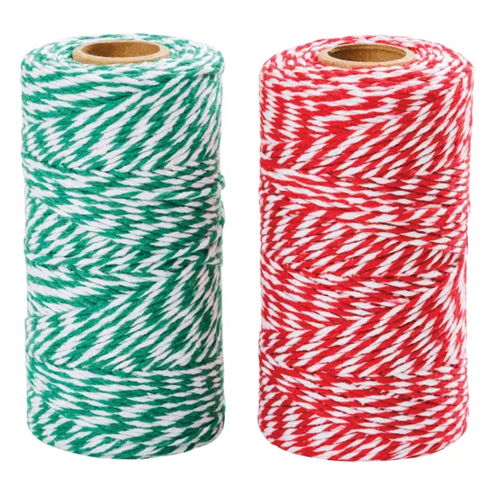 Bakers Twine Red and White 100m