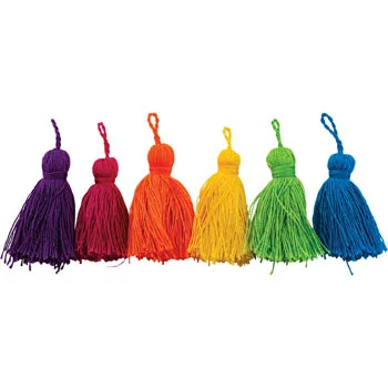 Assorted Colour Tassels - Pack of 36