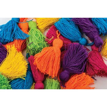 Assorted Colour Tassels - Pack of 36