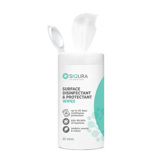 Siqura Surface Disinfectant  Wipes PK 80