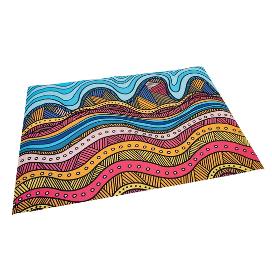 Dreamtime Country Sacred Lands Indoor Floor Mat