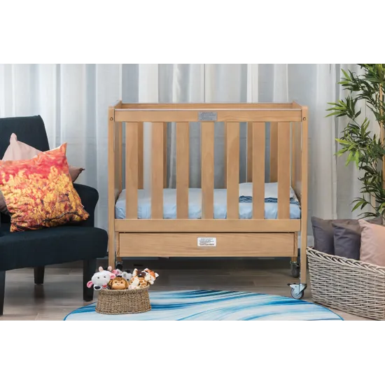 SafeSpace Compact Cot Mattress Drawer Natural