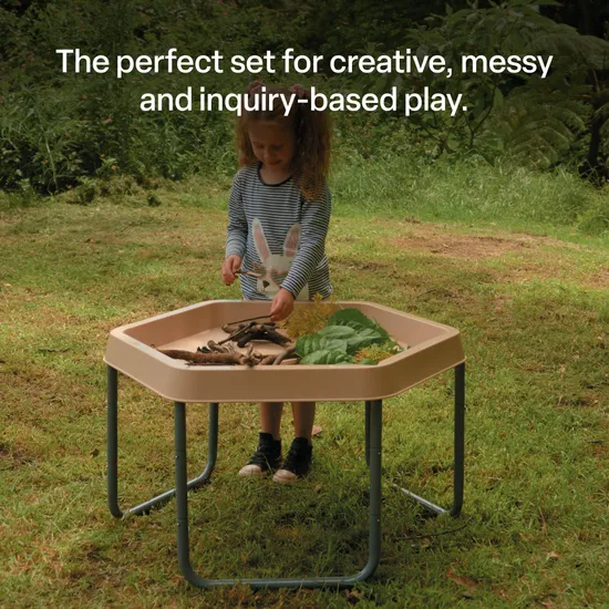 MTA Spaces - Hex Tray & Stand - Sand