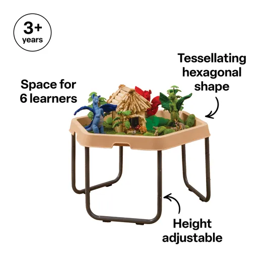 MTA Spaces - Hex Tray & Stand - Sand