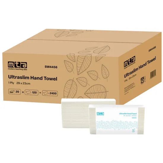 Ultraslim Hand Towel 1Ply 120's - Pack of 20