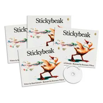 Sticky Beak 4 Books & CD