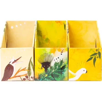 Indigenous Magazine Box - Bush Set of 3