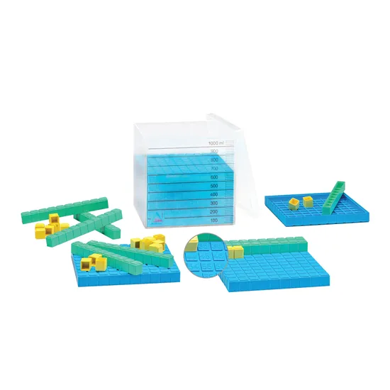 Teachables Eco-Plastic Interlocking Base Ten Cube – Single