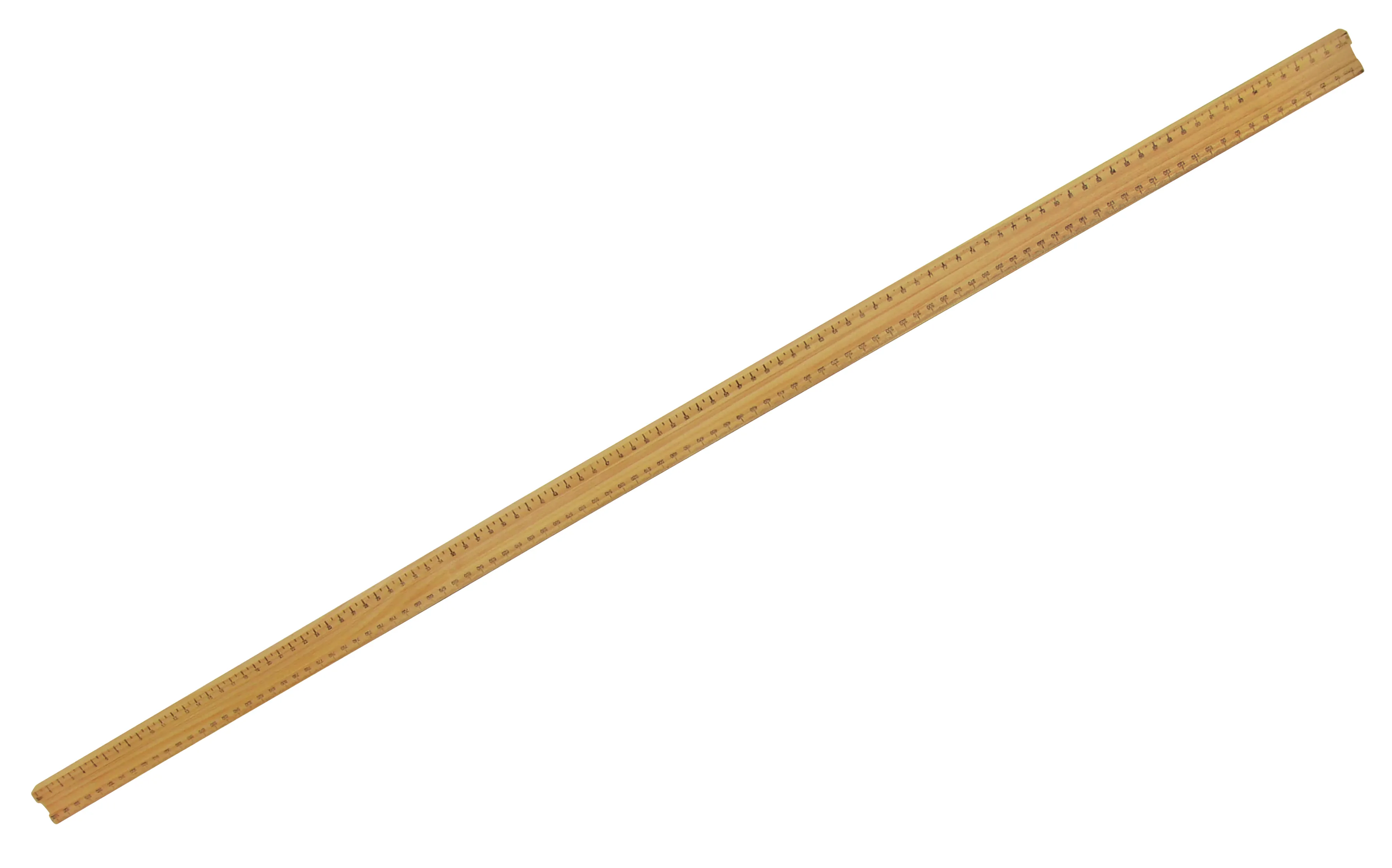 Metre Ruler Wooden Groove