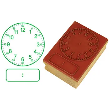 Stamp Clock Dig Anlg 24hrs