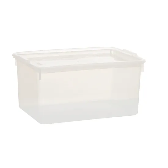 Hdx 40 Gallon Clear Storage Bin 40 Gallon Hdx Totes Lowes Plastic - Main Image
