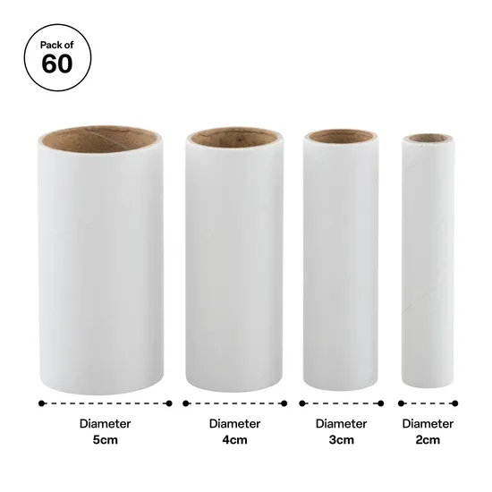 Cardboard Tubes Assorted - Pack of 60