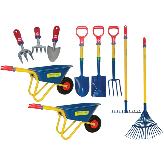 First Tools Complete Gardening Set of 10