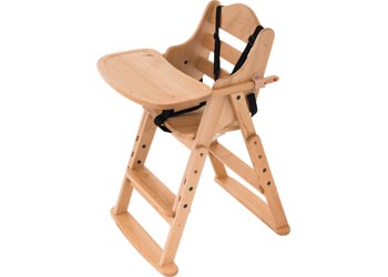 Wooden High Low Feeding Chair