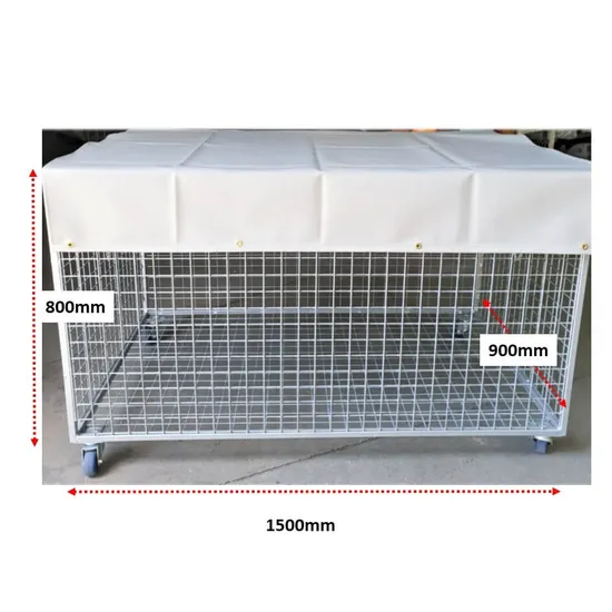 Storage Crate Trolley 150 x 90 x 90cm