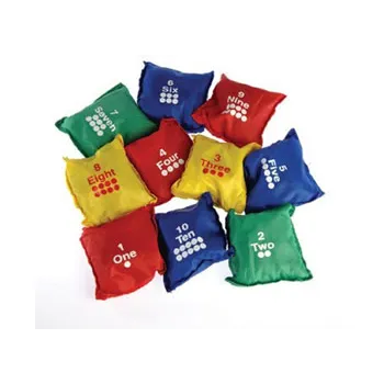 Number Bean Bags Set of 10